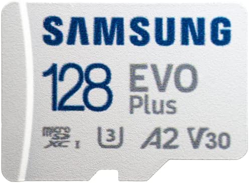 Samsung MicroSDXC 128GB EVO Plus Memóriakártya Működik a Lenovo Lap P12 Pro, Jóga Lap 11 (MB-MC128KA) Osztály 10 4KHD UHS-1