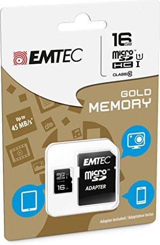EMTEC 16 GB Class 10 Mini Jumbo Extra MicroSDHC Memória Kártya Adapter