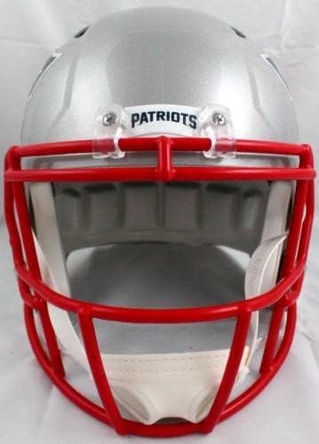 Richard Seymour Aláírt New England Patriots F/S Sebesség Sisak w/HOF-BeckettW Holo - Dedikált NFL Sisak