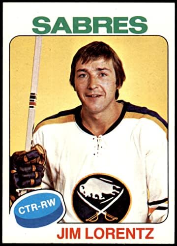 1975 Topps 28 Jim Lorentz Buffalo Sabres (Hoki-Kártya) NM/MT Sabres