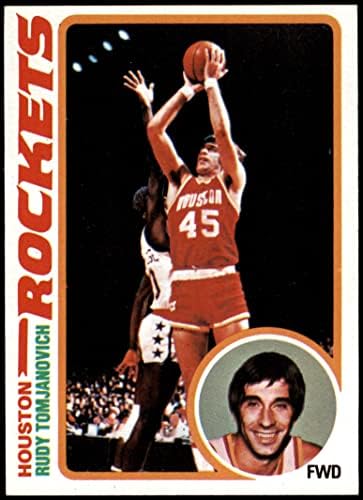 1978 Topps 58 Rudy Tomjanovich Houston Rockets (Kosárlabda Kártya) NM Rakéták Michigan
