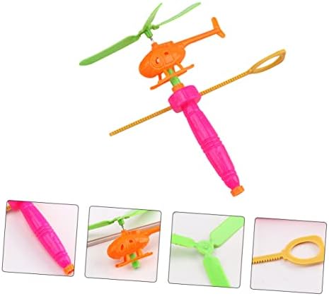 Toyvian Fogat Helikopter Repülő Korong Launcher for Kids Játék Gyerekek Repülő Játék Gyerekek Helikopter Játék UFO Repülő