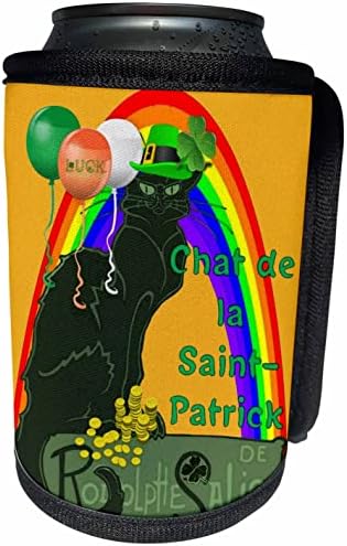 3dRose Chat De La St Patrick De Rodolphe Salis Szórakoztató - Lehet Hűvösebb Üveg Wrap (cc_357114_1)