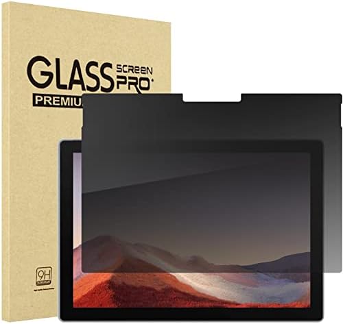 ProCase Adatvédelmi Képernyő Védő Surface Pro 7 Plus, Pro 7, Profi 6, Pro 5, Pro 4, Edzett Üveg Sötét Anti-Spy Képernyő Film